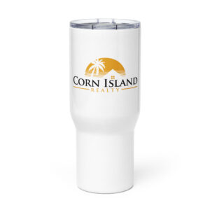 Travel mug with a handle