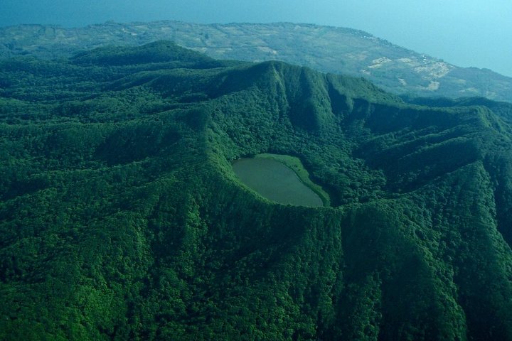 Maderas Volcano crater lake and cloud forest on Ometepe Island Nicaragua