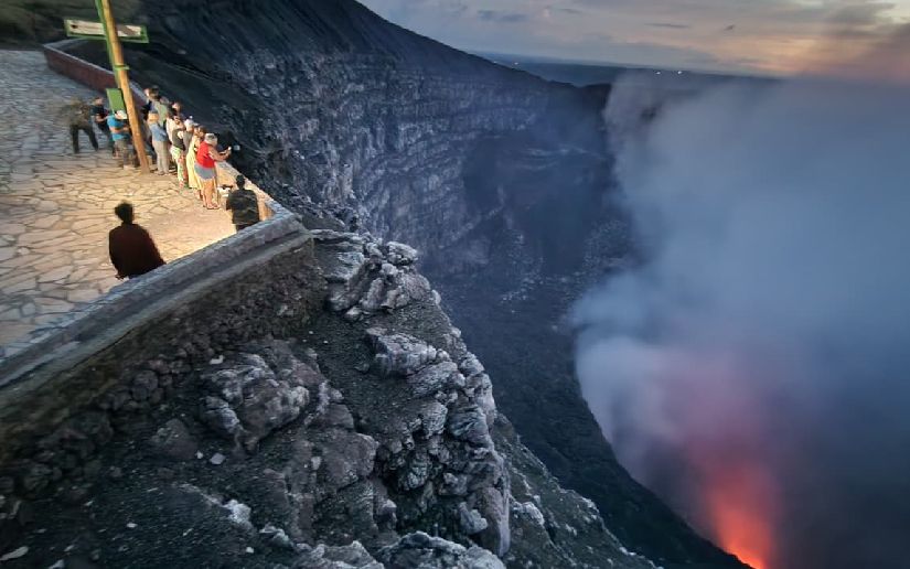 Santiago Crater Volcano at Masaya National Park
