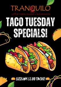 Tranquilo Cafe Taco Tuesday