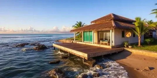 Beachfront bungalow perfect for corn island real estate financing on Nicaragua’s Caribbean coast