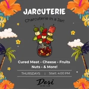 Desi's Social Club Charcuterie in a Jar