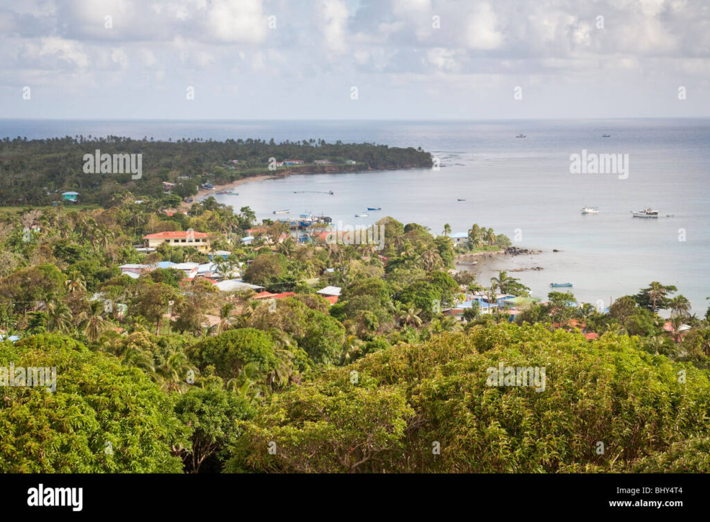 Breathtaking 360 view from Corn Island Lighthouse highest point Little Corn Island Nicaragua