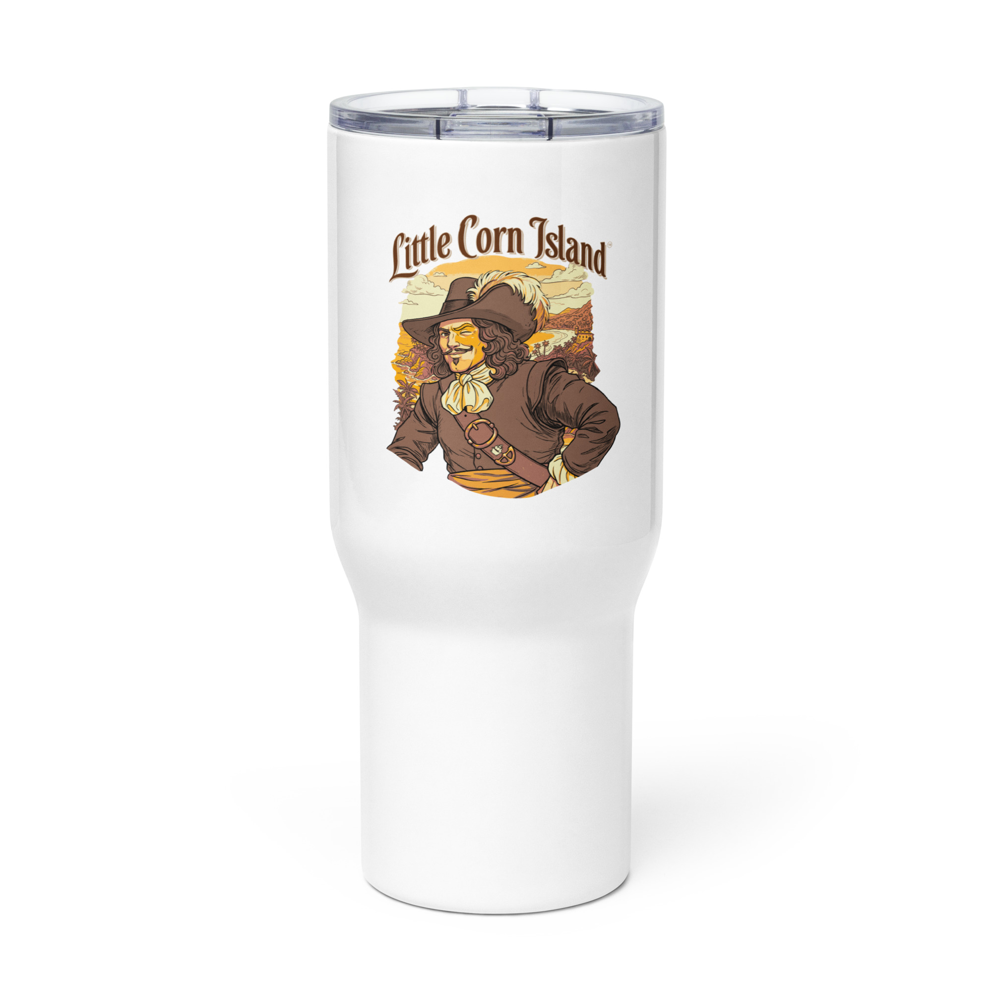 Captain Morgan Little Corn Island | Taza de viaje con asa - Imagen 2