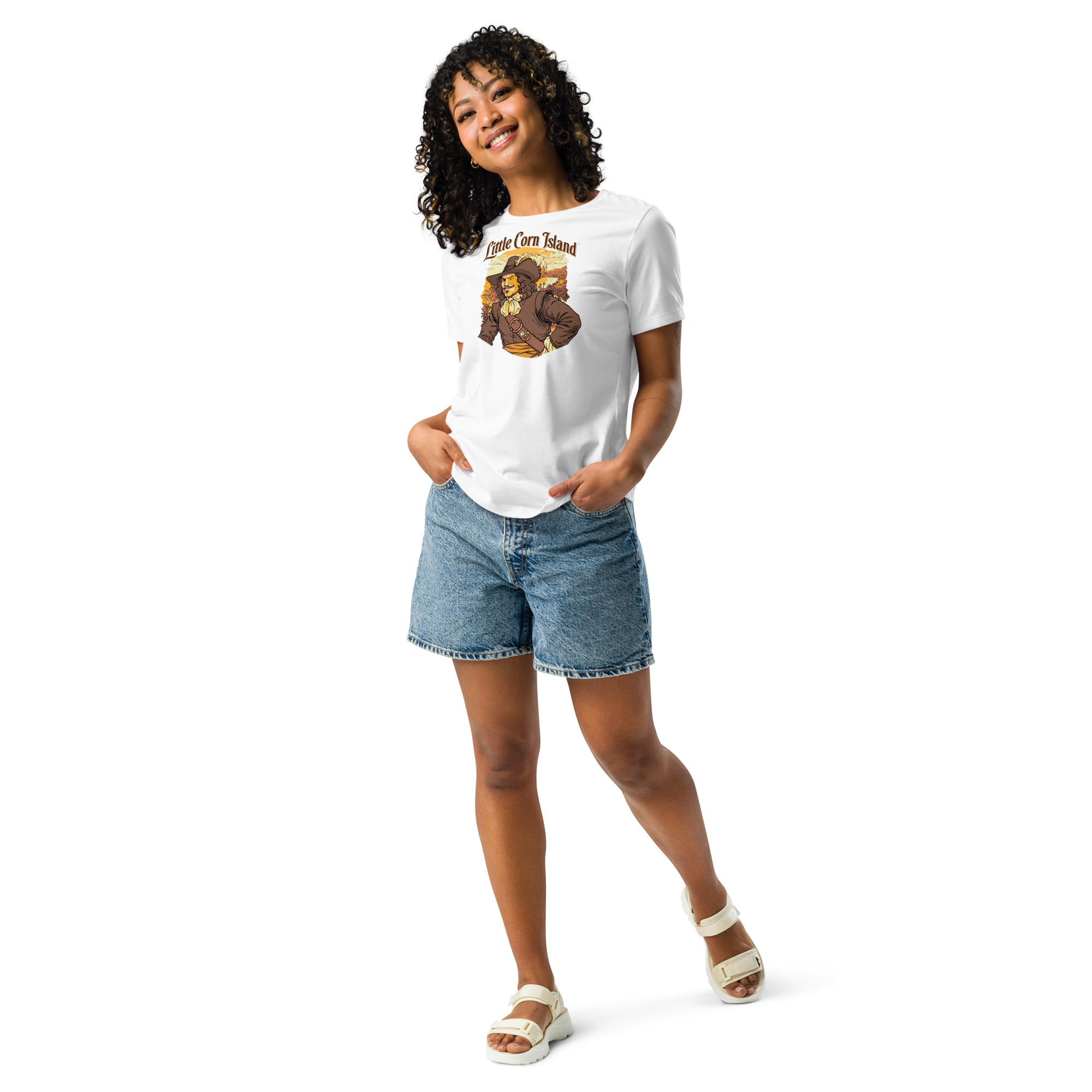 Captain Morgan Little Corn Island | Camiseta de corte relajado para mujer