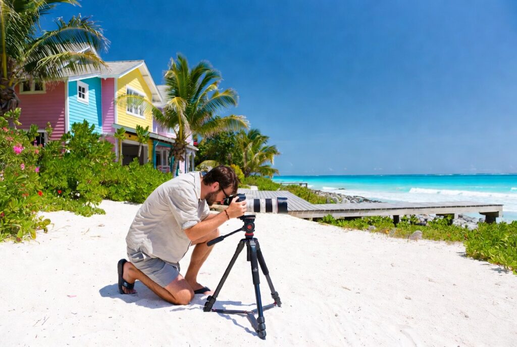 Fotografía inmobiliaria profesional en Corn Island, Nicaragua, de casas de playa con vistas al mar