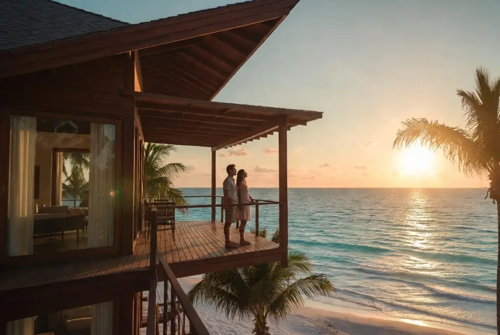 Nicaragua Real Estate Sales beachfront property overlooking turquoise water on Corn Island
