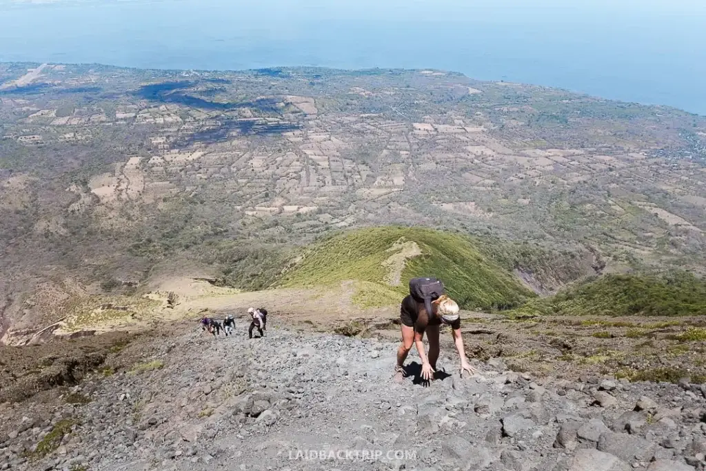 Hiking Concepción Volcano in Ometepe