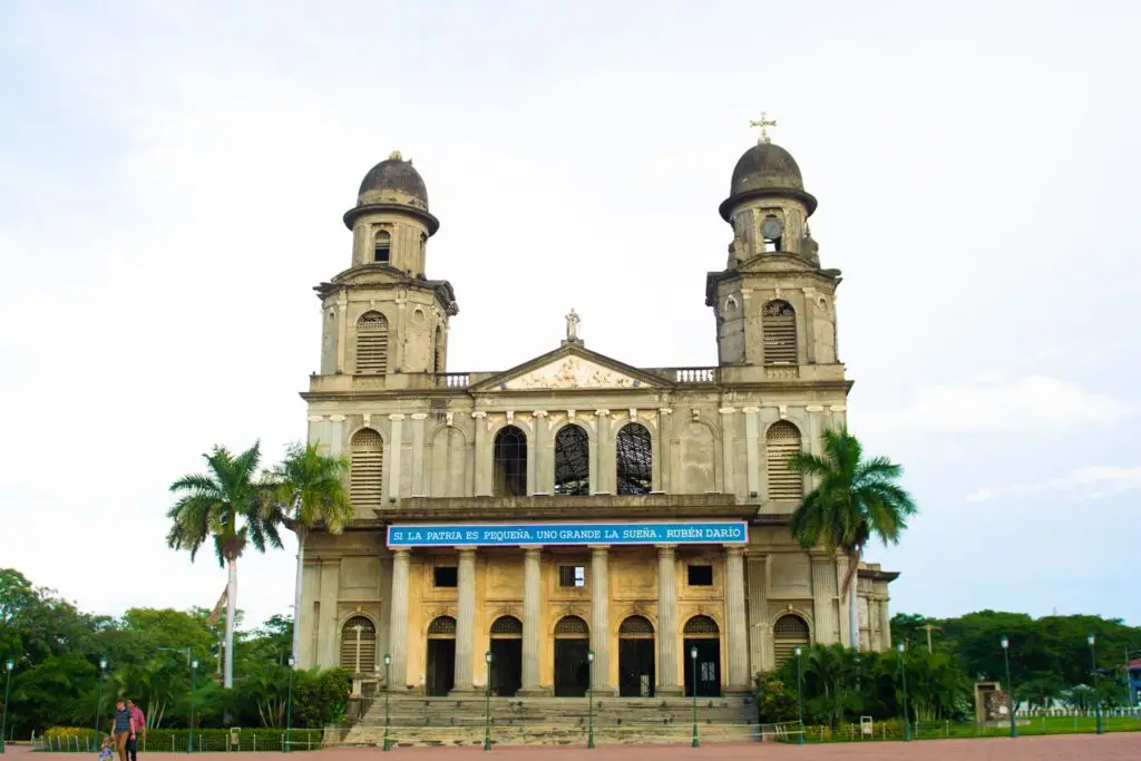 Travel to Nicaragua Managua Old Cathedral