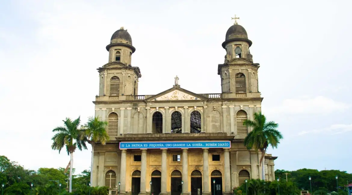 Travel to Nicaragua Managua Old Cathedral