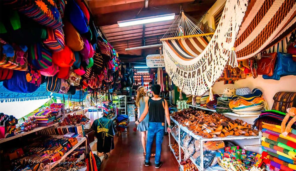 Local vender giftshop in Masaya Nicaragua