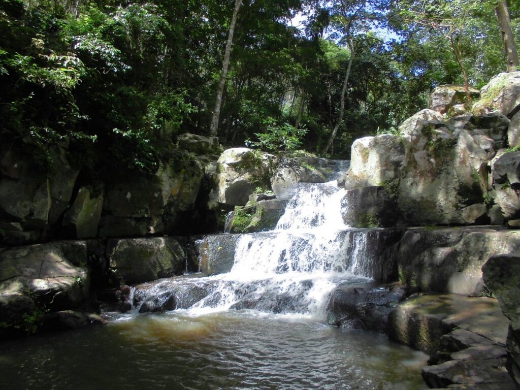 Cascada en la zona de Miraflor, cerca de Estelí, Nicaragua.