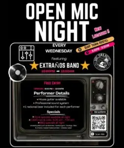Surf Town Hostel Open Mic Night