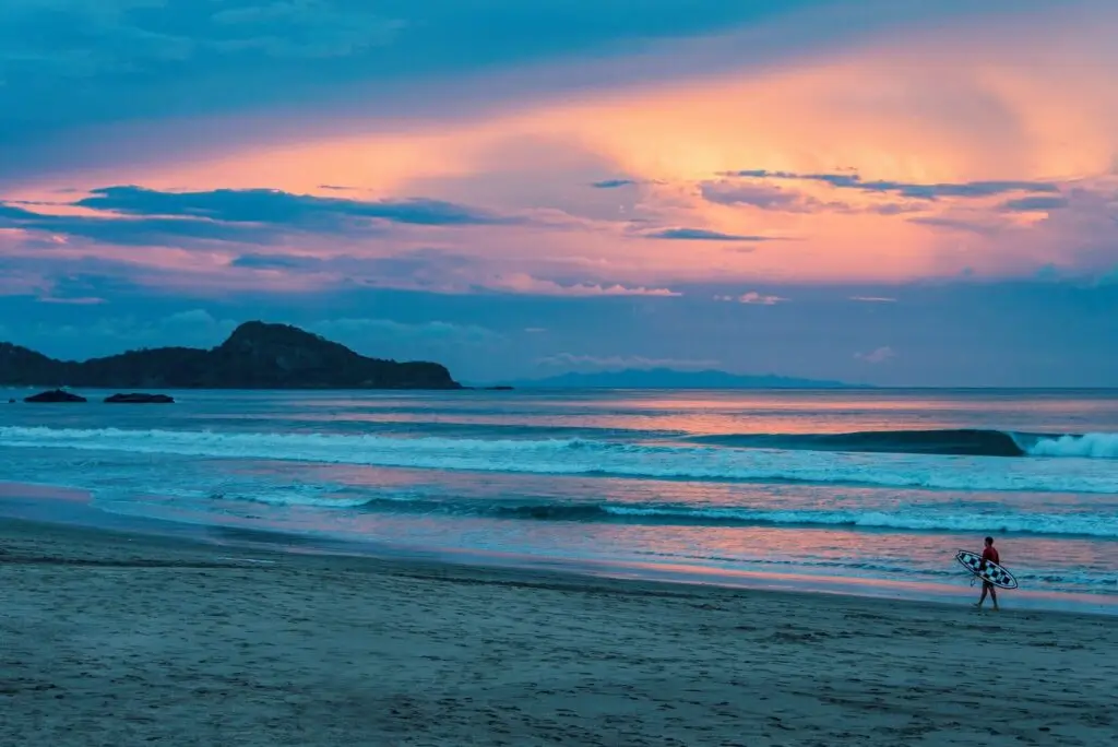 Tola Rivas Beach Sunset